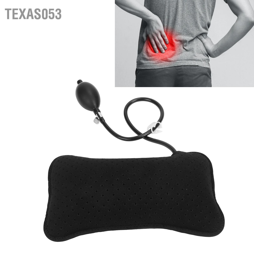Texas053 Gối hỗ trợ thắt lưng bơm hơi có thể giặt được vững chắc