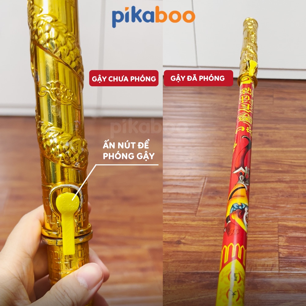 (Summer Sale 50%) Đồ chơi Gậy phát sáng Tôn Ngộ Không Pikaboo chất liệu nhựa đã được kiểm định an toàn cho trẻ từ 3 tuổi
