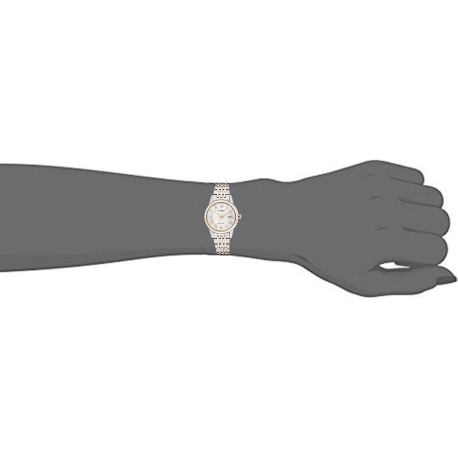 Đồng Hồ Nữ Citizen Dây Thép Không Gỉ FE1084-51A - Mặt Trắng (Sapphire)