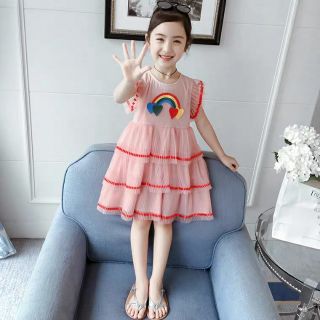 VÁY XÒE CẦU VỒNG CHO BÉ YÊU