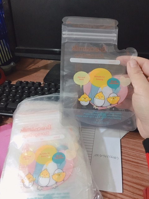 10 Túi trữ sữa 250ml cho bé