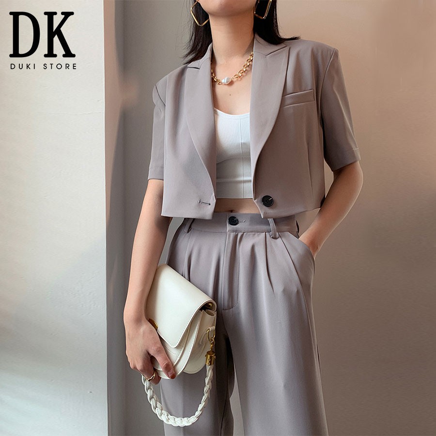 Áo khoác blazer, áo vest blazer nữ dáng lửng cực xinh - DUKI STORE | BigBuy360 - bigbuy360.vn