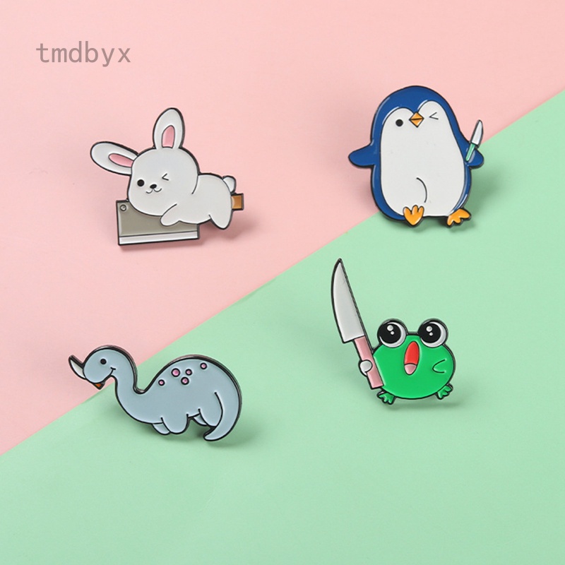 Tmdbyx Ghim Cài Áo Hình Động Vật Hoạt Hình Đáng Yêu