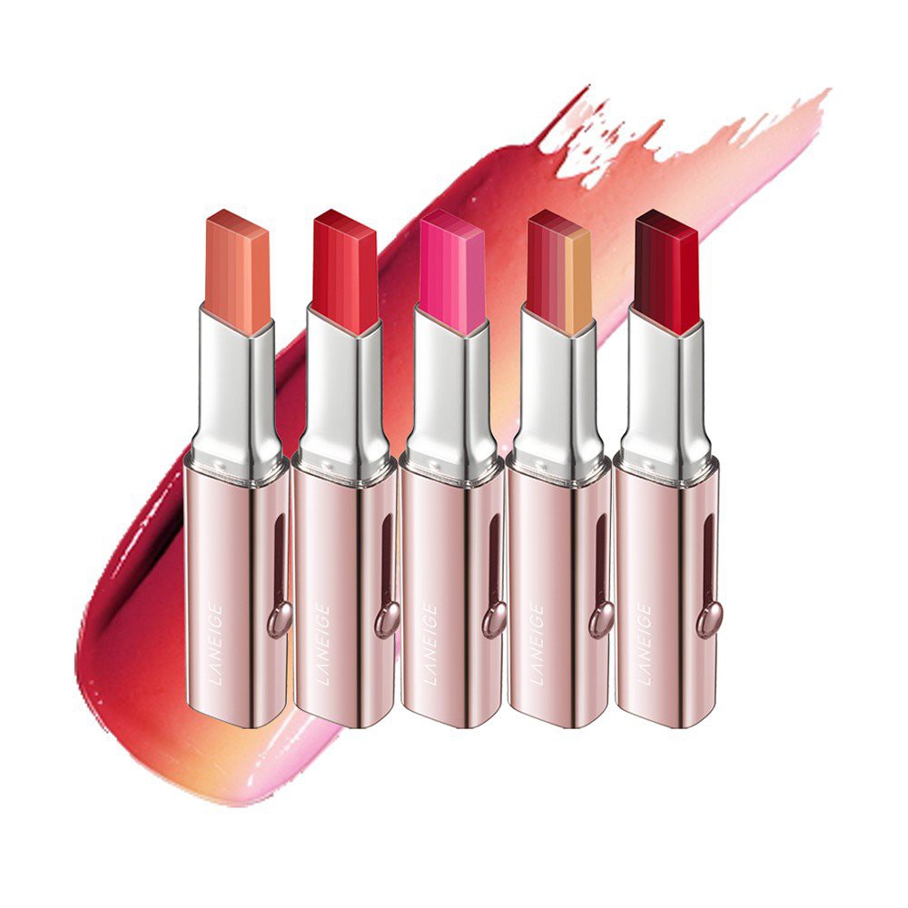 Son thỏi 6 màu chuyển sắc siêu mịn Laneige Layering Lip Bar 1.9G