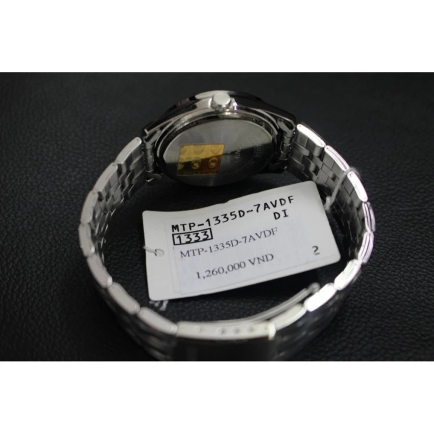 Đồng hồ nam dây kim loại Casio chính hãng Anh Khuê MTP-1335D-7AVDF