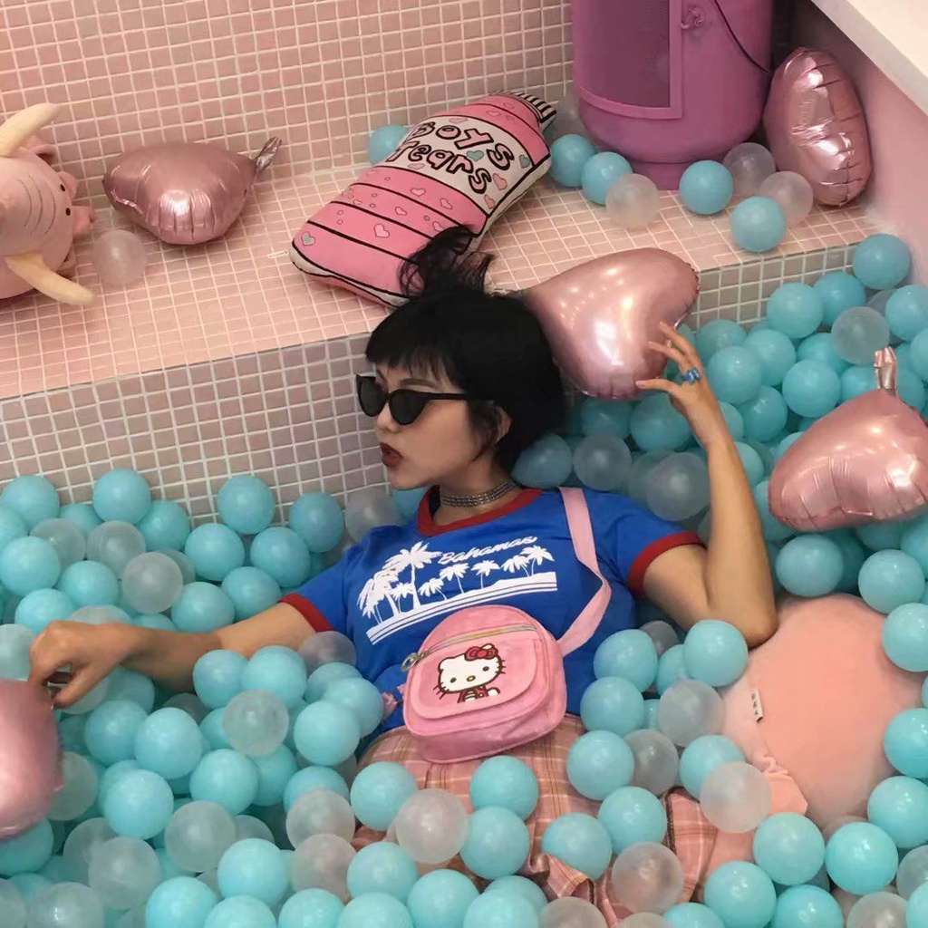 Túi Đeo Chéo Mềm Mại Họa Tiết Hello Kitty Phong Cách Nhật Bản Cho Nữ 90s