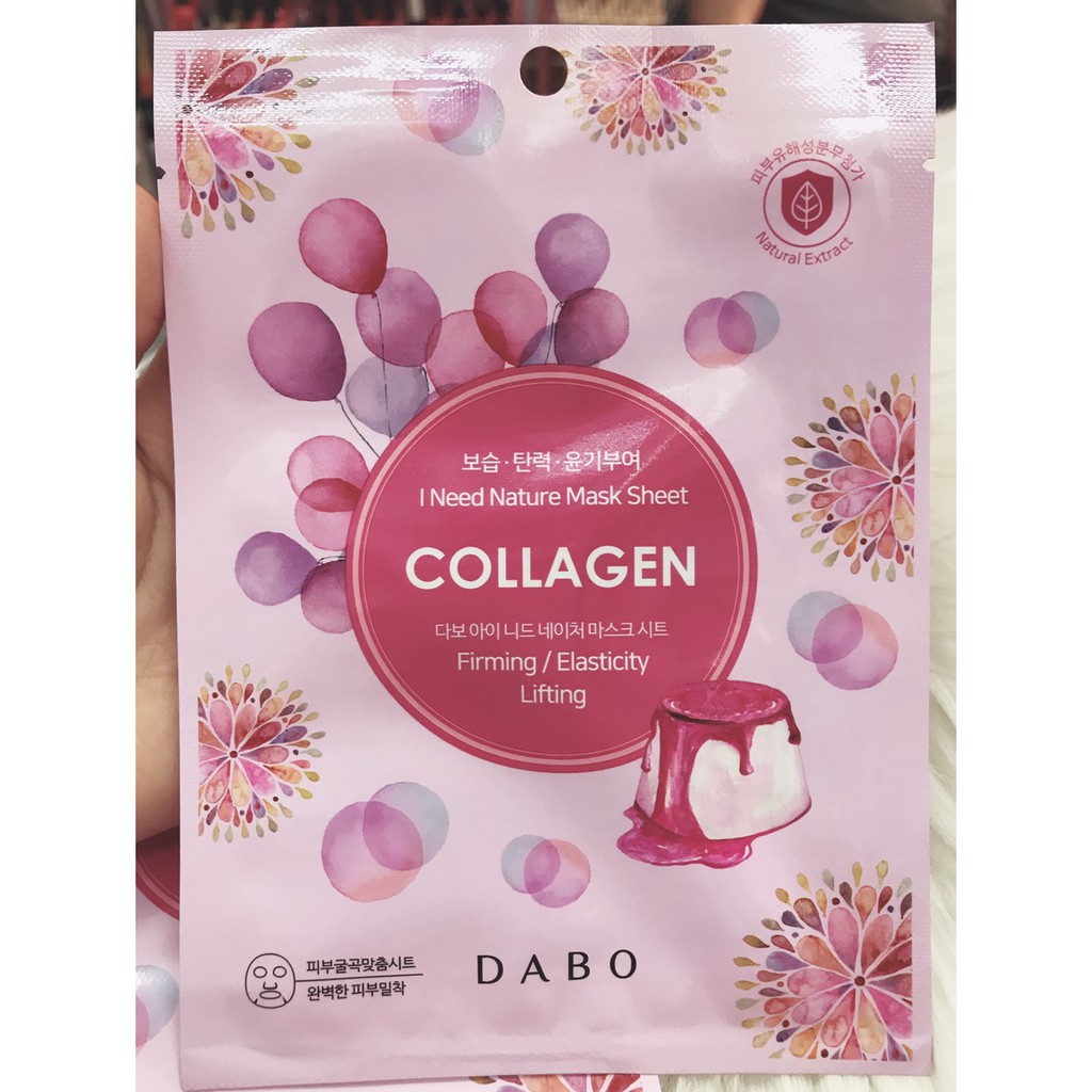 đắp mặt dabo colagen