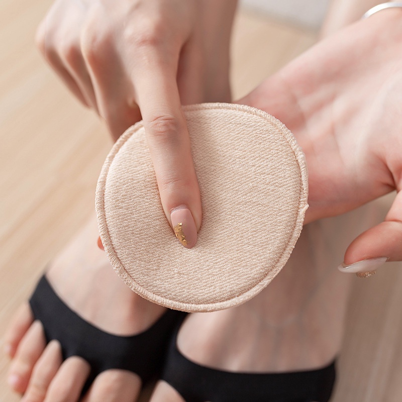 Vớ Đệm Ngón Chân Chống Trượt Thiết Kế Vô Hình Tiện Dụng Cho Nữ Khi Mang Giày Cao Gót