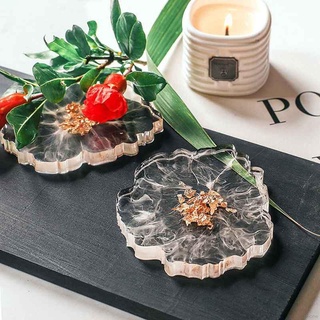 Đế lót ly bằng nhựa resin epoxy trong suốt tiện dụng