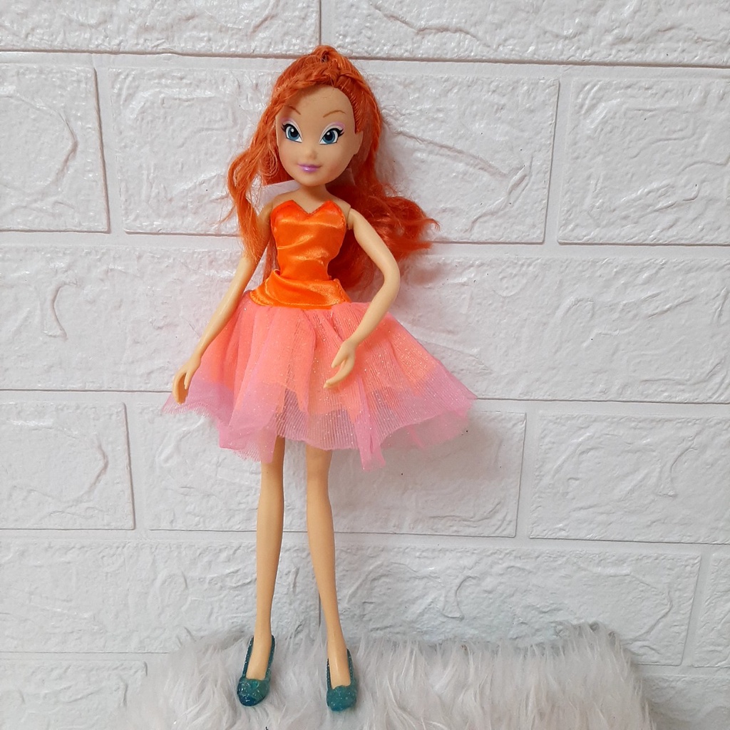 Búp Bê winx club 30 cm  Cô Gái Đa Phong Cách Nàng Tiên  Winx  - chính hãng Mattel  (quần áo + giày ngâu nhiên)