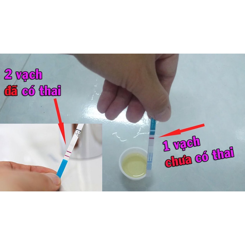 Que Thử Thai Nhanh TP Test Giao Hàng Kín Đáo Test  Thai Nhanh Bản To 5mm Chính Xác Tuyệt Đối