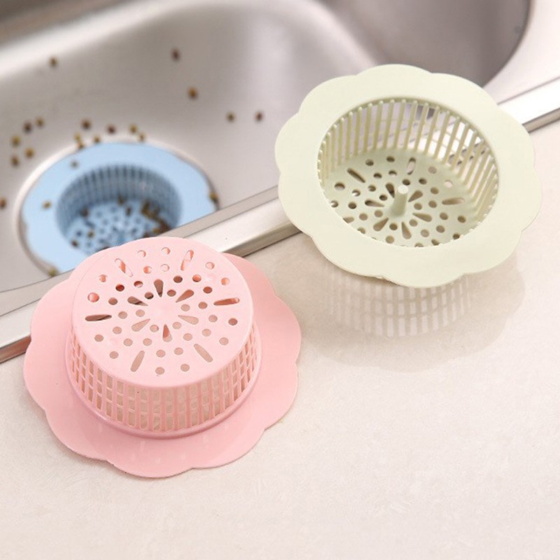 newhopetree Durable Sink Drain Filter Bathtub Hair Catcher Stopper Shower Hole Filter Cover