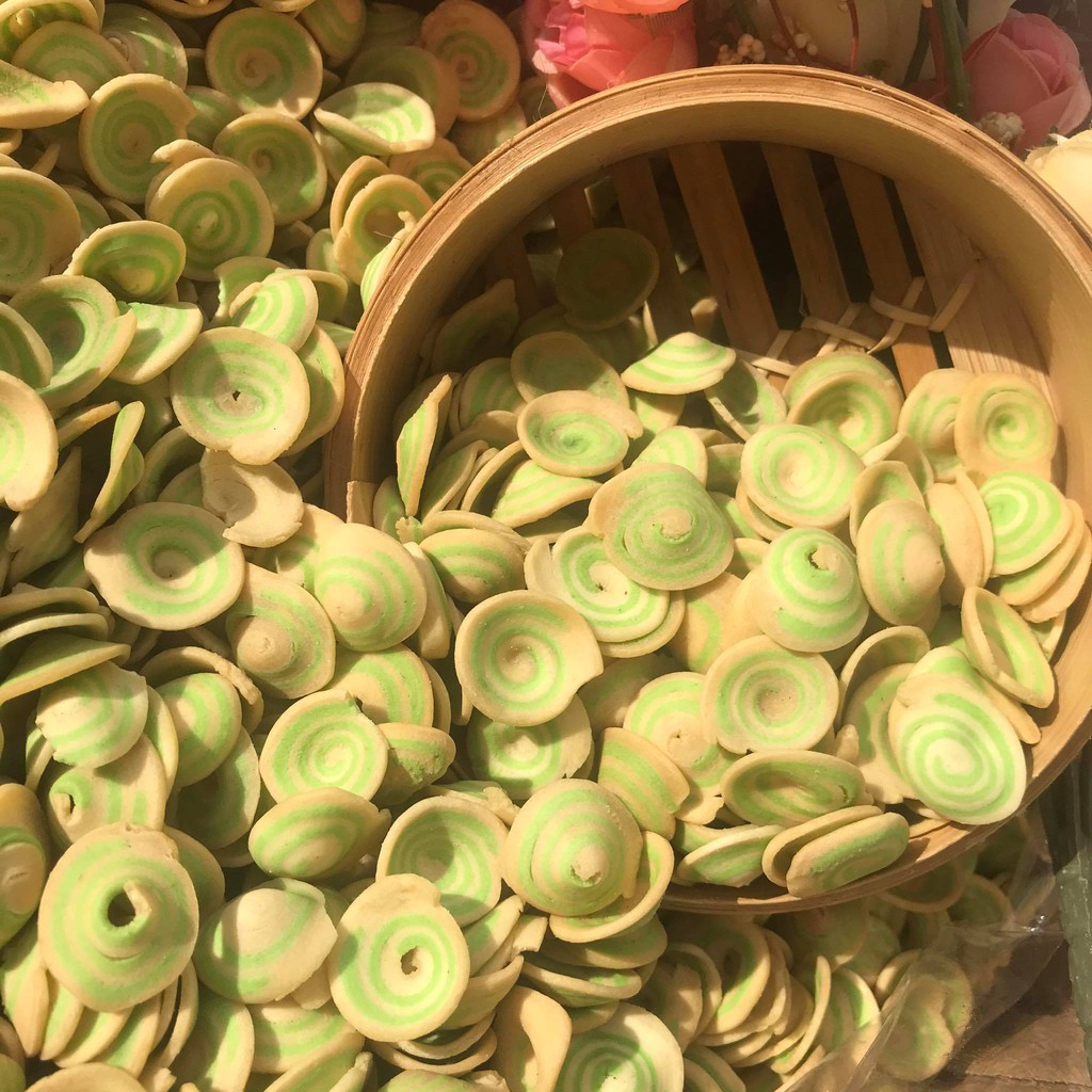 Bánh tai heo nhí vị trà xanh