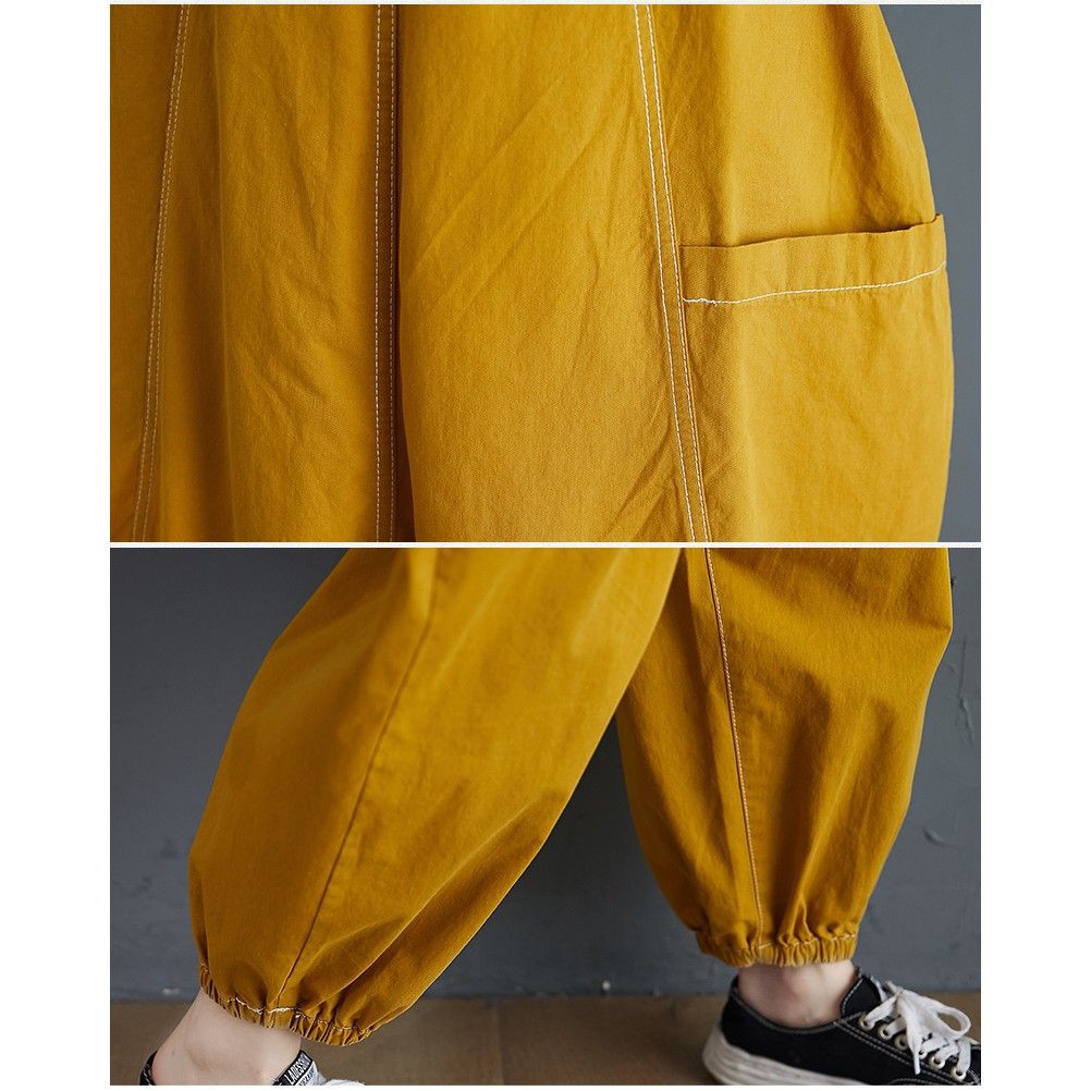 [ORDER] -Có ảnh thật) Quần yếm nữ denim màu bo ống cá tính (size M-XXL fit đến 80kg) - Có ảnh thật | BigBuy360 - bigbuy360.vn