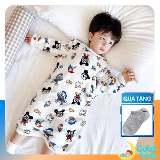 Túi Ngủ Cho Bé Mùa Đông, Bé Trai, Bé Gái Chăn Lông Cừu, Ấm Áp Hoạt Hình, đồ ngủ cho bé