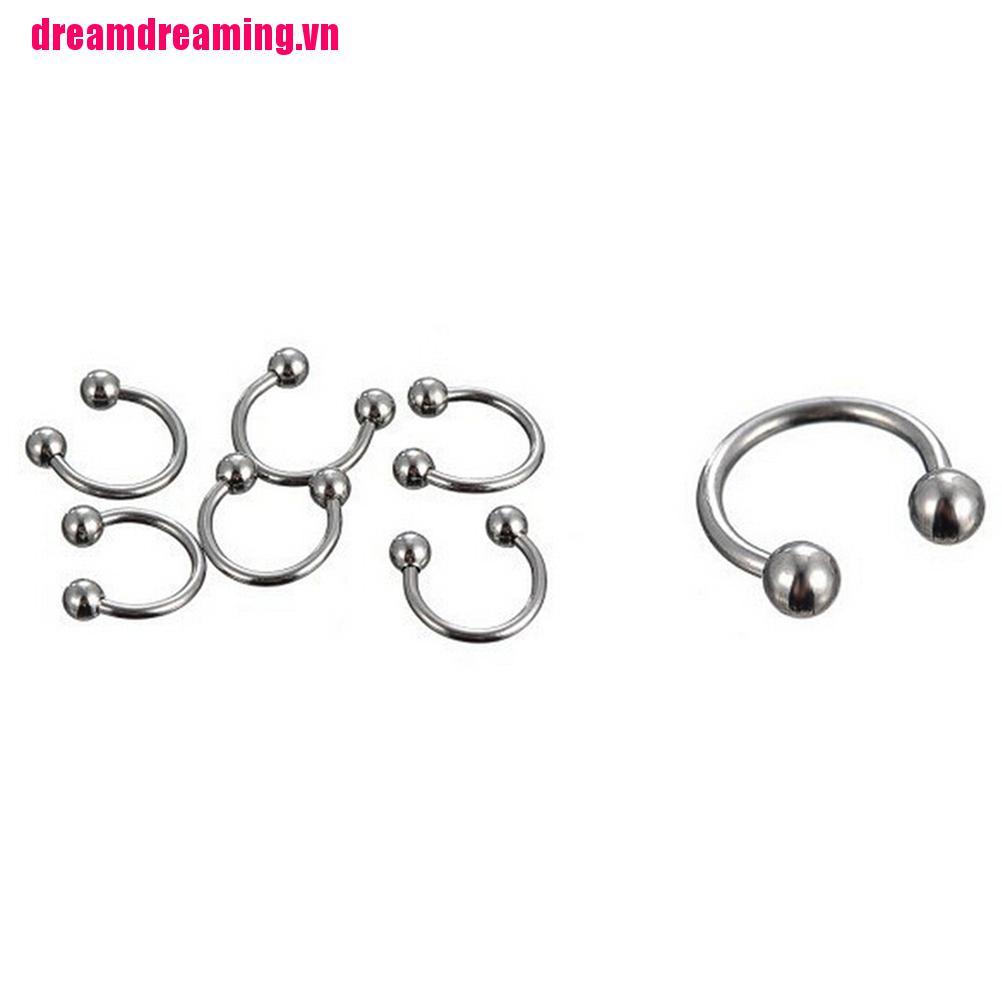 [Hàng mới về] Khuyên mũi đầu tròn bằng thép không gỉ chất lượng cao