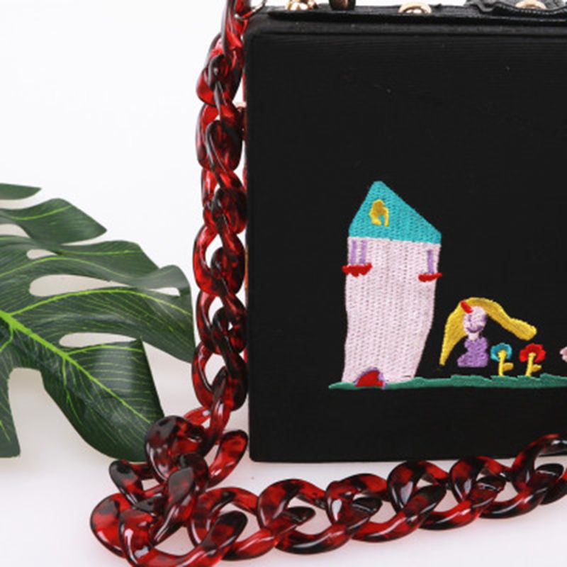 Dây Xích Thay Thế Cho Túi Xách Đeo Chéo Chất Liệu Acrylic