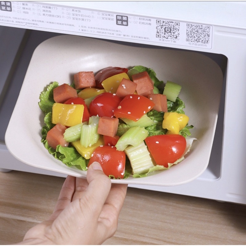 ĐĨA VUÔNG 20CM LÒNG SÂU SIÊU SANG SẢN PHẨM TỪ LÚA MẠCH