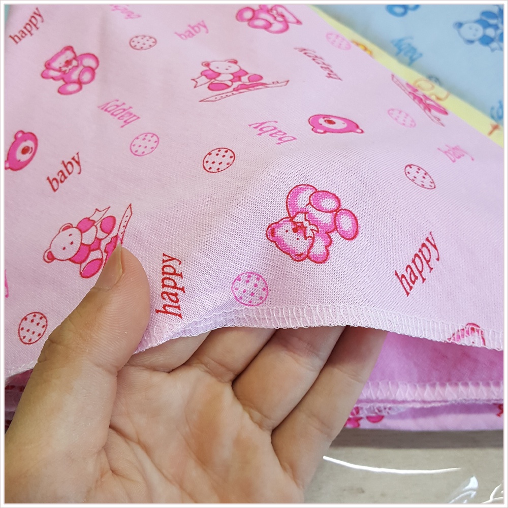 Tã chéo sơ sinh cotton Fusi hình tam giác mềm mại cho bé 100x70cm x 10 tã