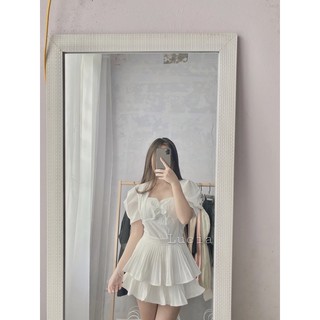 Chân váy xoè 2 tầng
