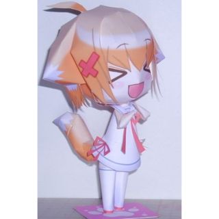 Mô hình giấy anime girl Nữ cáo siêu dễ thương
