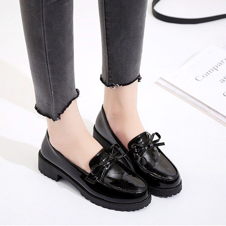 C116 Giày nữ Oxford da bóng đế Dr có video | BigBuy360 - bigbuy360.vn