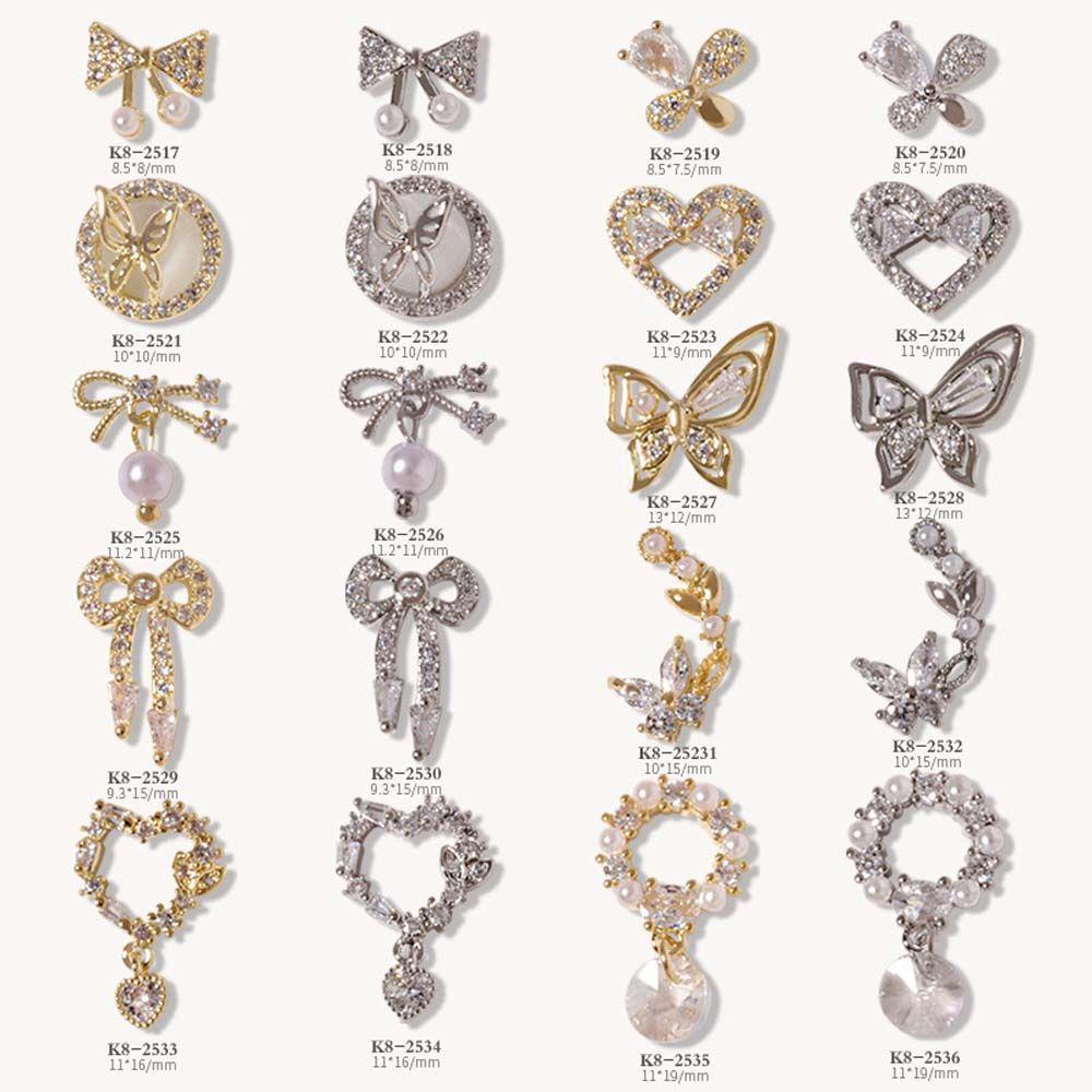 Phụ Kiện Nơ Đính Trang Trí Móng Nghệ Thuật 3D DIY