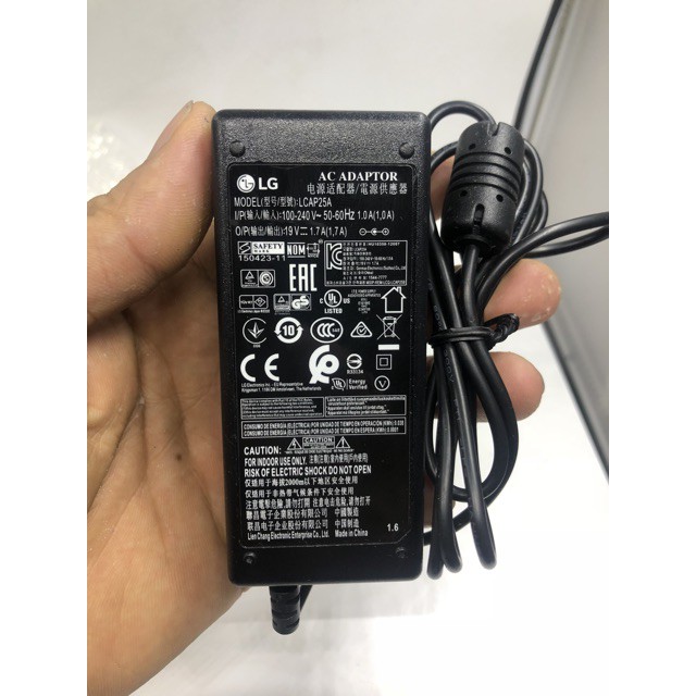 Bán Adapter nguồn màn hình LG 19v 1.7a chính hãng 