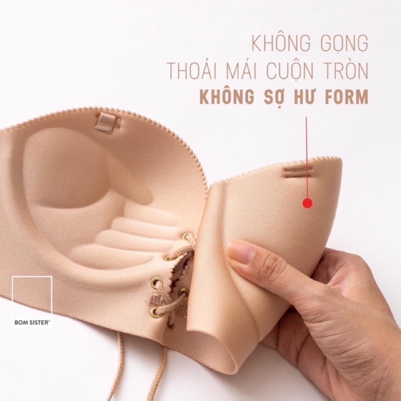 Áo Lót Su Dây Rút Trước Ngực Tạo Khe - Kèm dây trong sau lưng