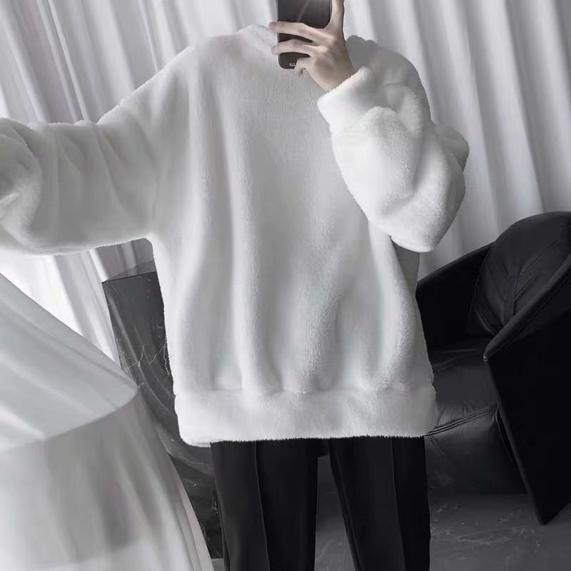Áo Sweater Dài Tay Ấm Áp Phong Cách Hàn Quốc Size S-3Xl