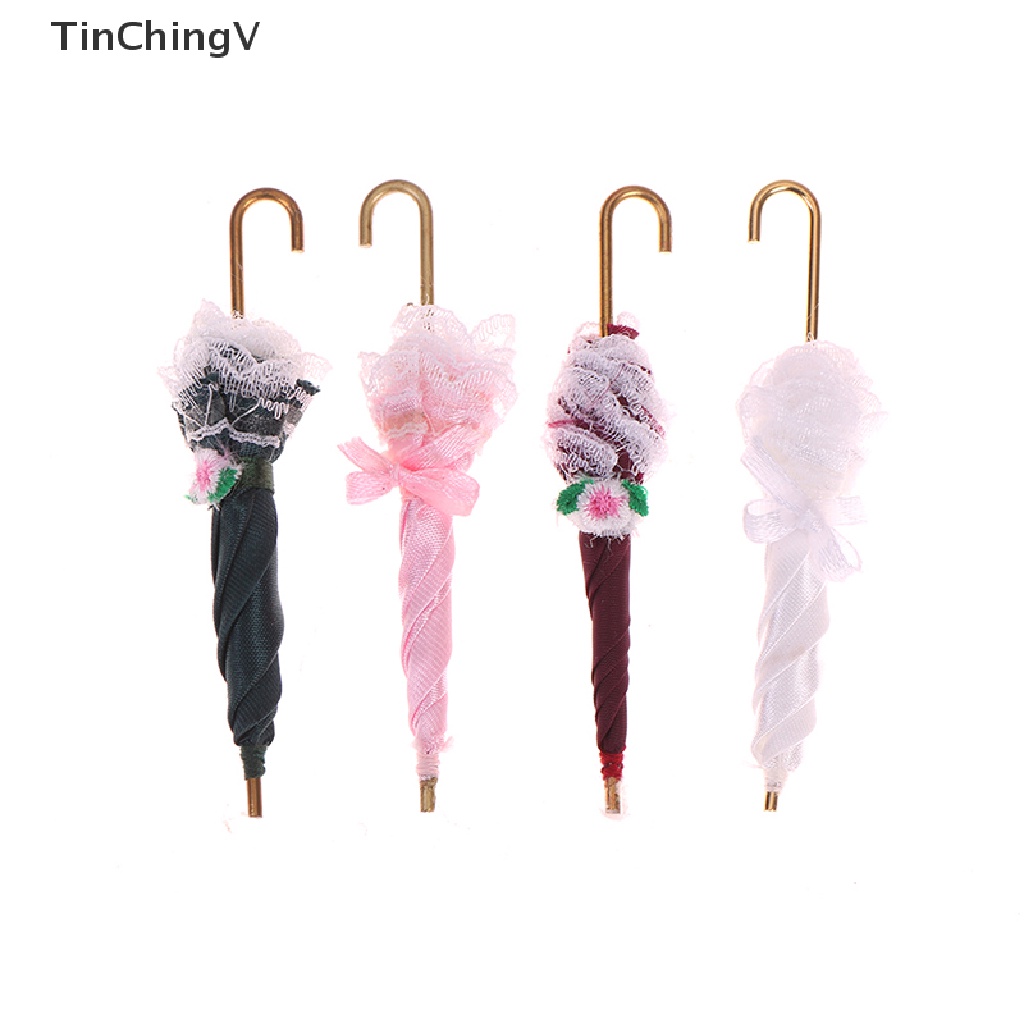 1 Dù Ren Trang Trí Nhà Búp Bê 1: 12