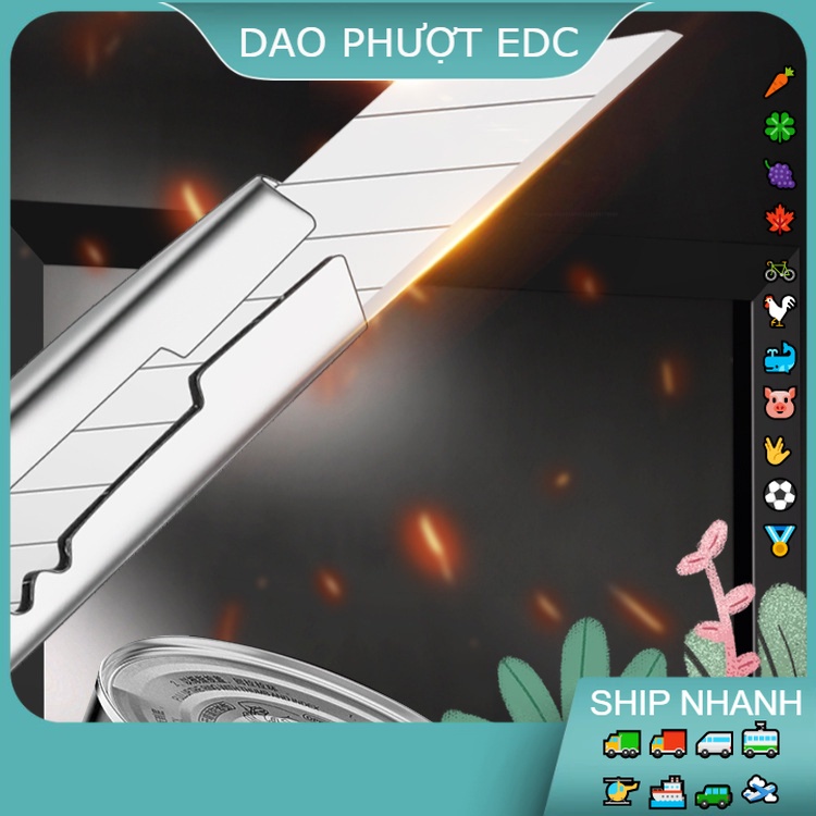 Dao Olfa Rọc Gía Rẻ - 12.5CM Cắt Giấy Bằng Thép Không Gỉ