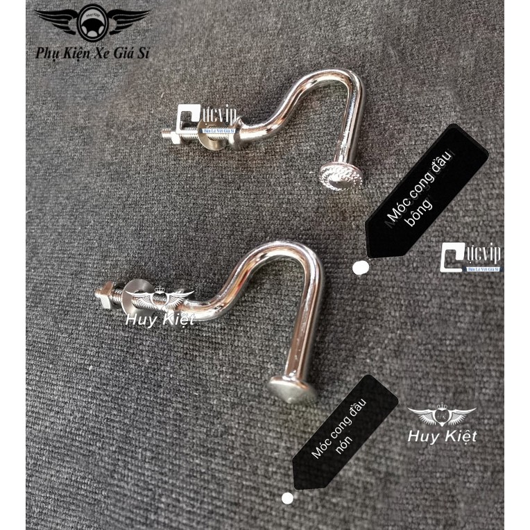 Combo Móc Cong Đầu Nón + Móc Cong Đầu Bông MS3250