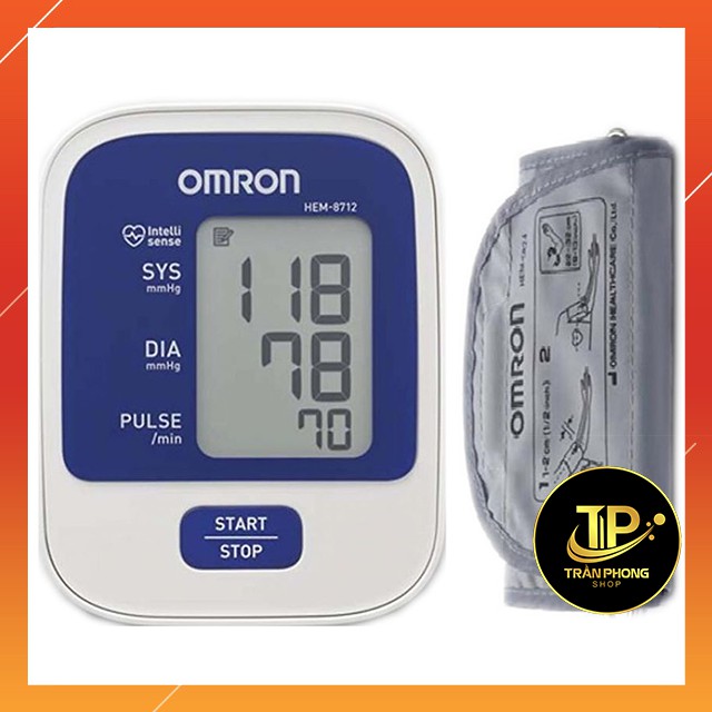 Máy đo huyết áp bắp tay Omron HEM - 8712 | Bảo Hành 5 năm | Hàng Chính Hãng