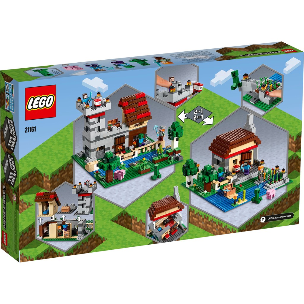 LEGO Minecraft 21161 Hộp Sáng tạo 3.0