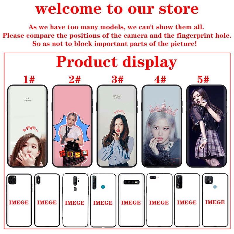 Soft Case OPPO A8 A31 2020 A37 A39 A57 A77 A83 A91 A52 A72 A92 A92S A93 F3 PhoneCase Casing YD154 Park Chae-young Rosé Silicone TPU Cover