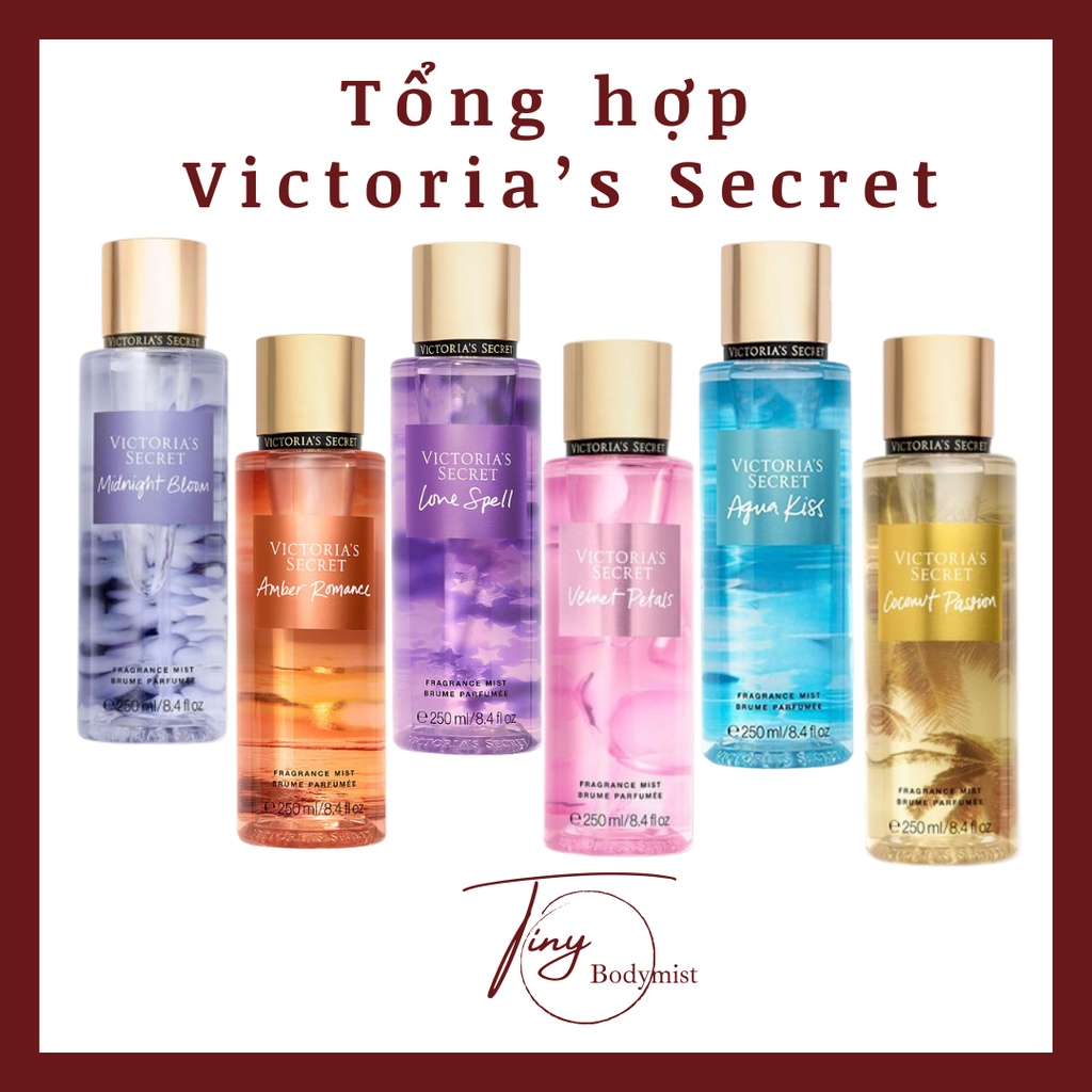 |10ml| Xịt thơm toàn thân bodymist Victoria's Secret các mùi