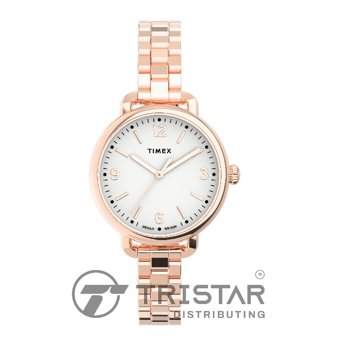 Đồng hồ Nữ Timex Standard Demi 30mm TW2U60700 Dây Kim Loại - Chính Hãng