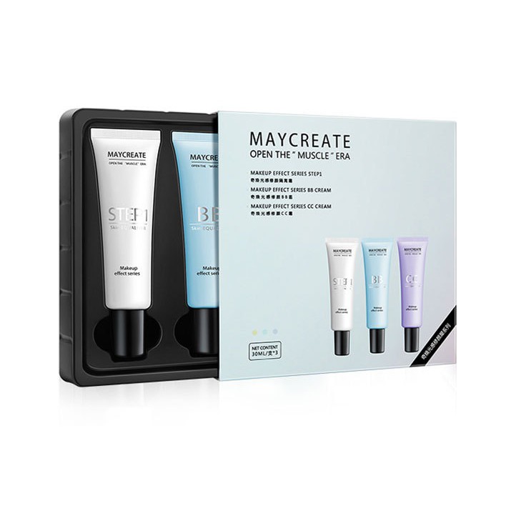 Bộ 3 lọ kem trang điểm Maycreate | BigBuy360 - bigbuy360.vn