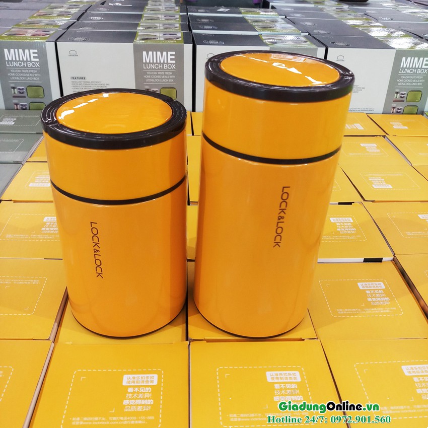 Bình Ủ cháo Lock&amp;Lock Column Food Jar LHC8023 1000ml, LHC8022 750ml
