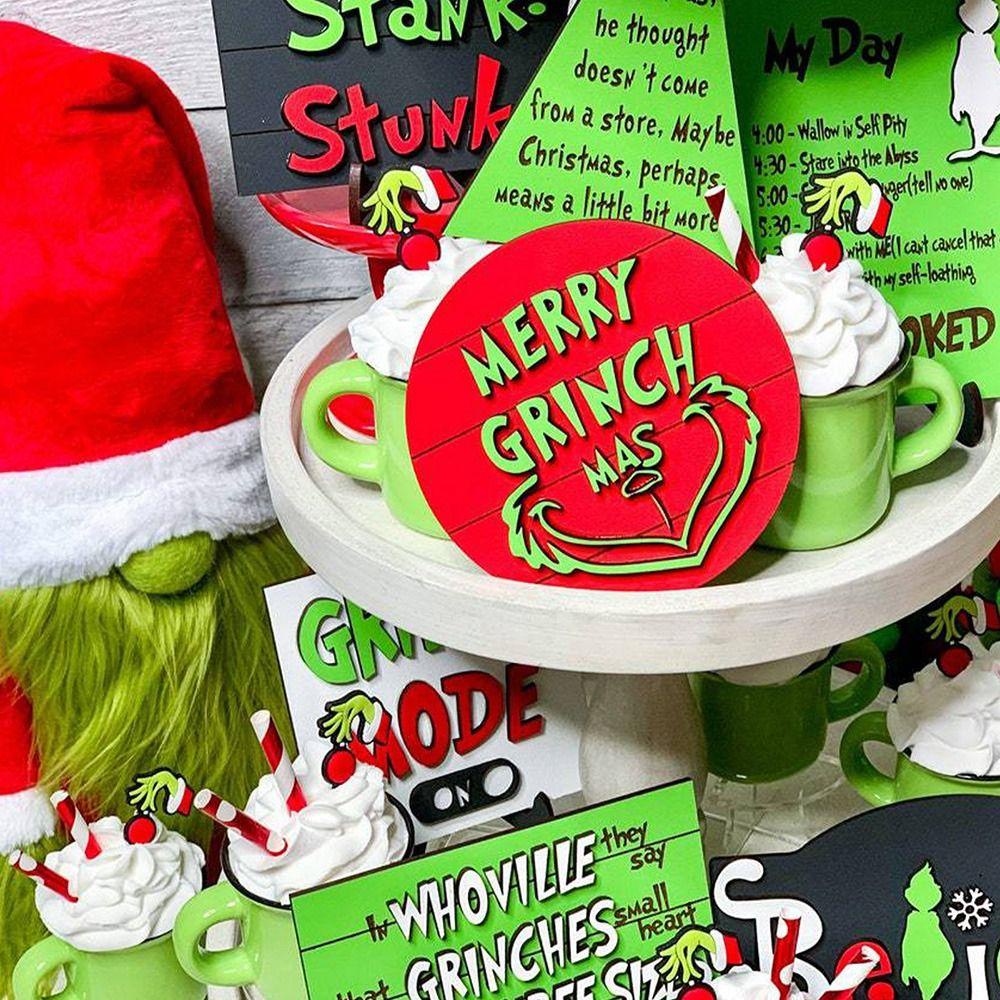 1 Khay Gỗ Đựng Đồ Trang Trí Chúc Mừng Năm Mới