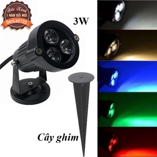 ĐÈN RỌI CỎ 3W SÁNG TRẮNG-VÀNG-ĐƯƠNG-LÁ-ĐỎ