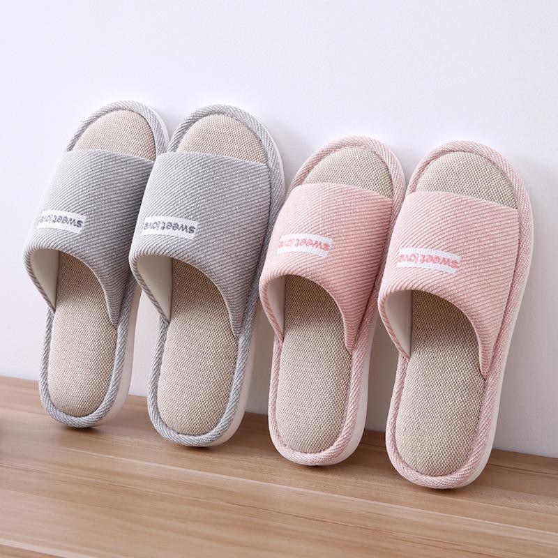 Dép mang trong nha giử ấm khắc chử sweet love siêu dể thương.GREAT