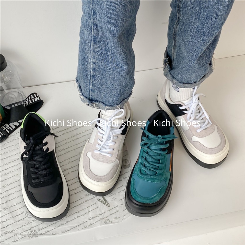 Giày thể thao nữ đế độn đế bánh mì tăng chiều cao phong cách Hàn Quốc mã 7801 - Kichi Shoes
