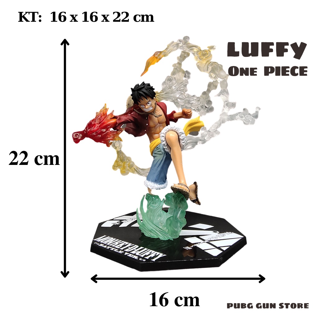 Nhân vật figure monkey d. luffy đồ chơi trẻ em decor mô hình one piece anime lắp ráp decor phòng pc gaming dragon ball