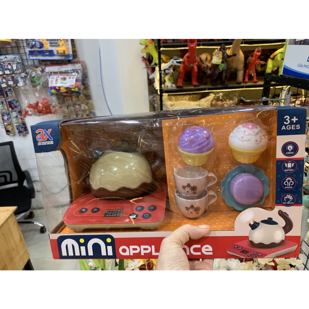 Bộ đồ chơi trà chiều nấu ăn nhà bếp cho bé