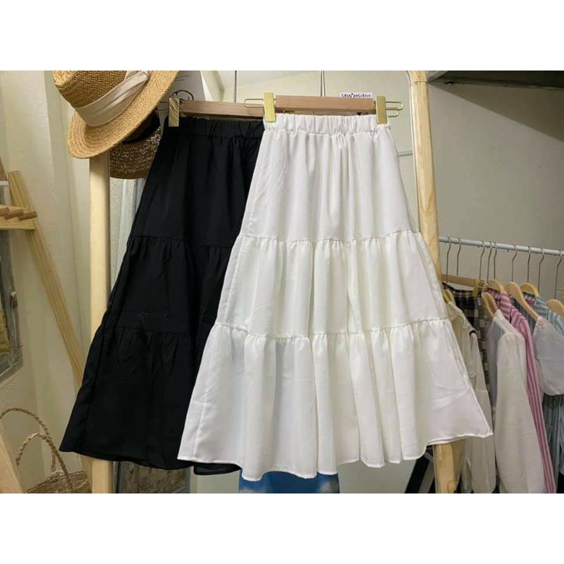 CHÂN VÁY VOAN TIỂU THƯ 3 TẦNG 2 LỚP