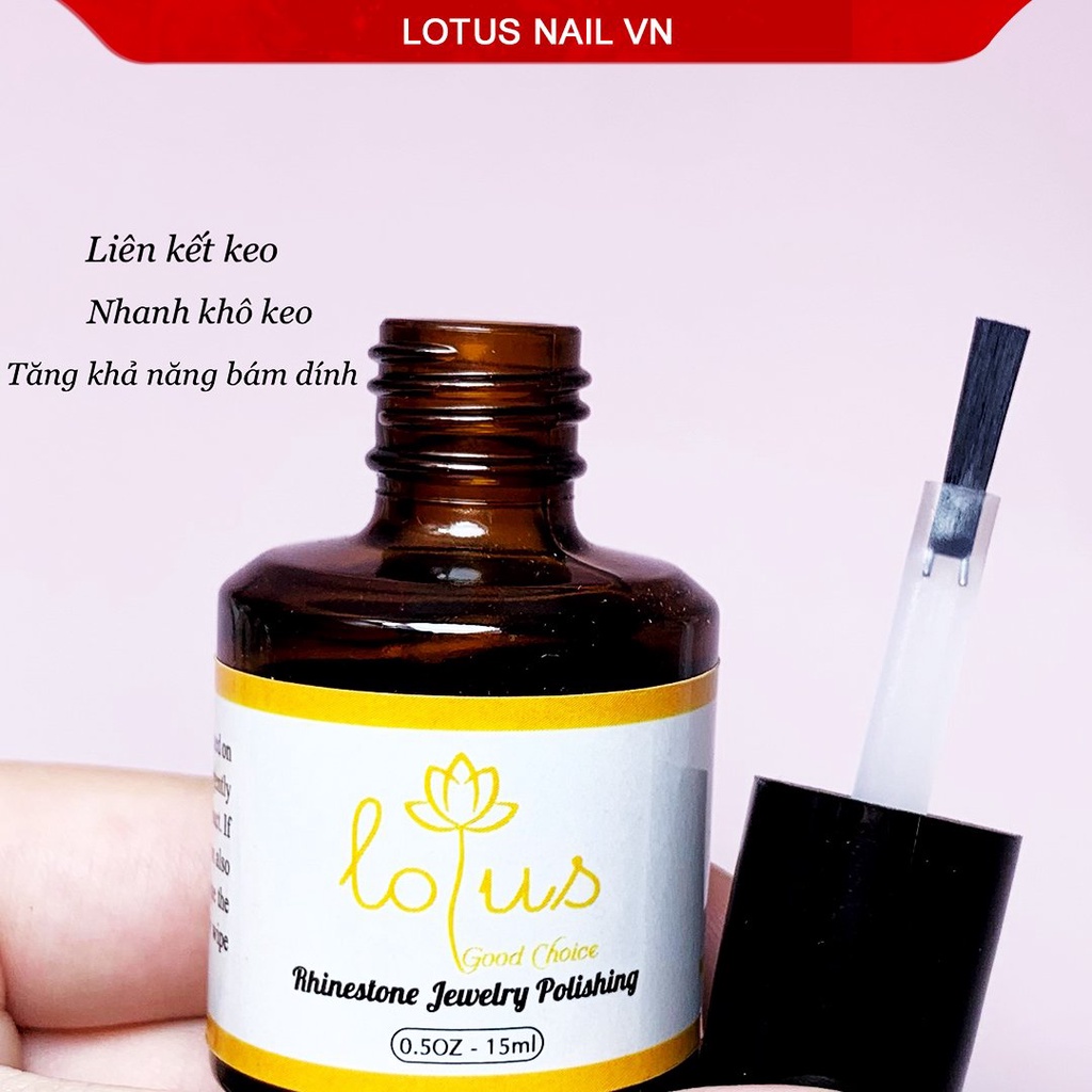  Keo dán móng, keo bê tông Lotus cao cấp gắn phụ kiện nail siêu chắc