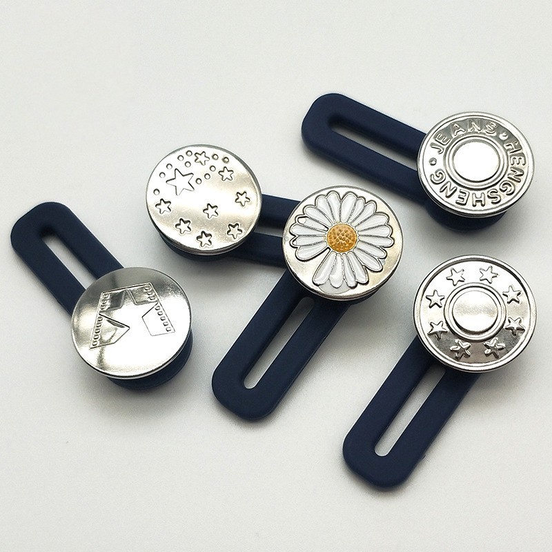 Nút gài quần jeans  không cần ghim có thể điều chỉnh dùng may quần áo DIY