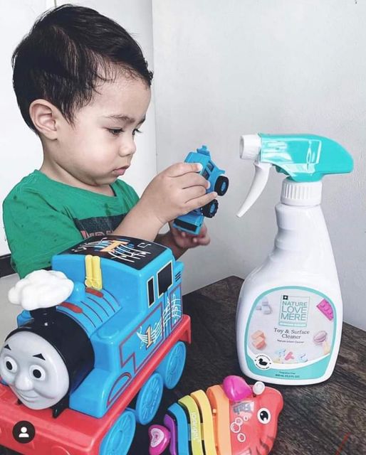 [CHÍNH HÃNG] Xịt khuẩn đồ chơi (Xịt làm sạch đồ chơi)/ Xịt tẩy vết ố quần áo cho bé NATURE LOVE MERE Hàn Quốc